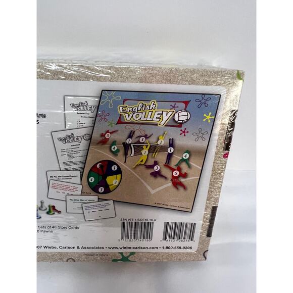 English Volley Fun With Prepositions Board Game WCA 6275 - Educational Game NIP - Picture 6 of 6